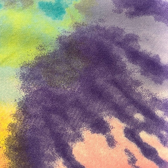 Nike Get Fit Women's French Terry Tie-Dye Oversized Crop Hoodie XL - Picture 7 of 10